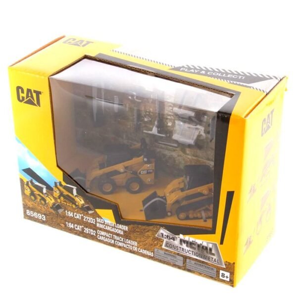 85693 - 1:64 Cat® 272D2 Minicarregadeira e 1:64 Cat® 297D2 Carregadeira de esteira compacta