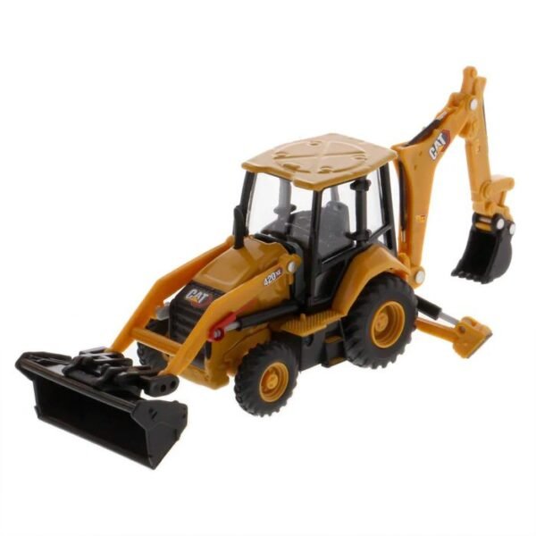 85765 - Retroescavadeira Cat 420 XE em escala 1:64 com ferramentas de trabalho